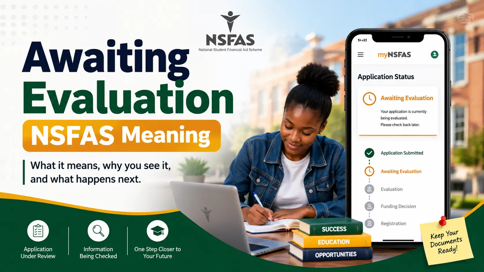 Awaiting Evaluation NSFAS Meaning