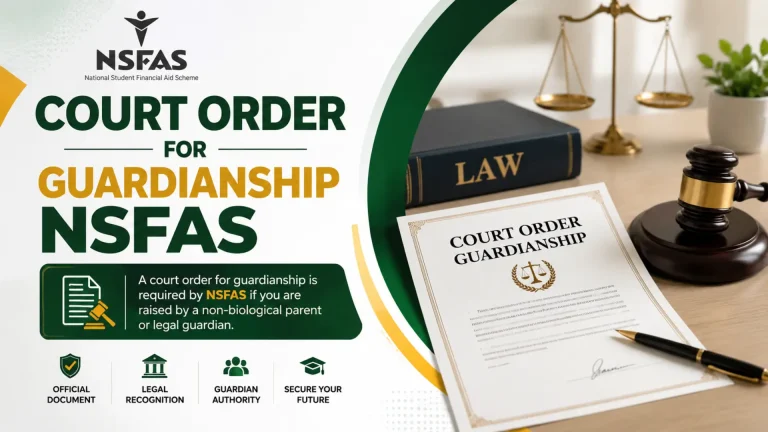 Court Order for Guardianship NSFAS