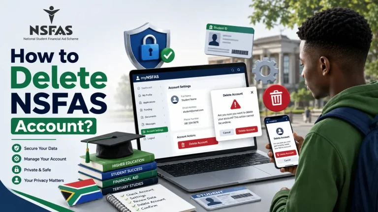 How to Delete NSFAS Account