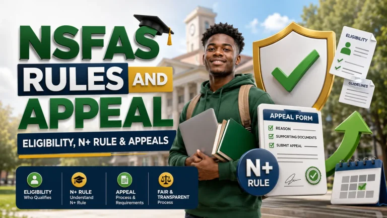 NSFAS Rules and Appeal