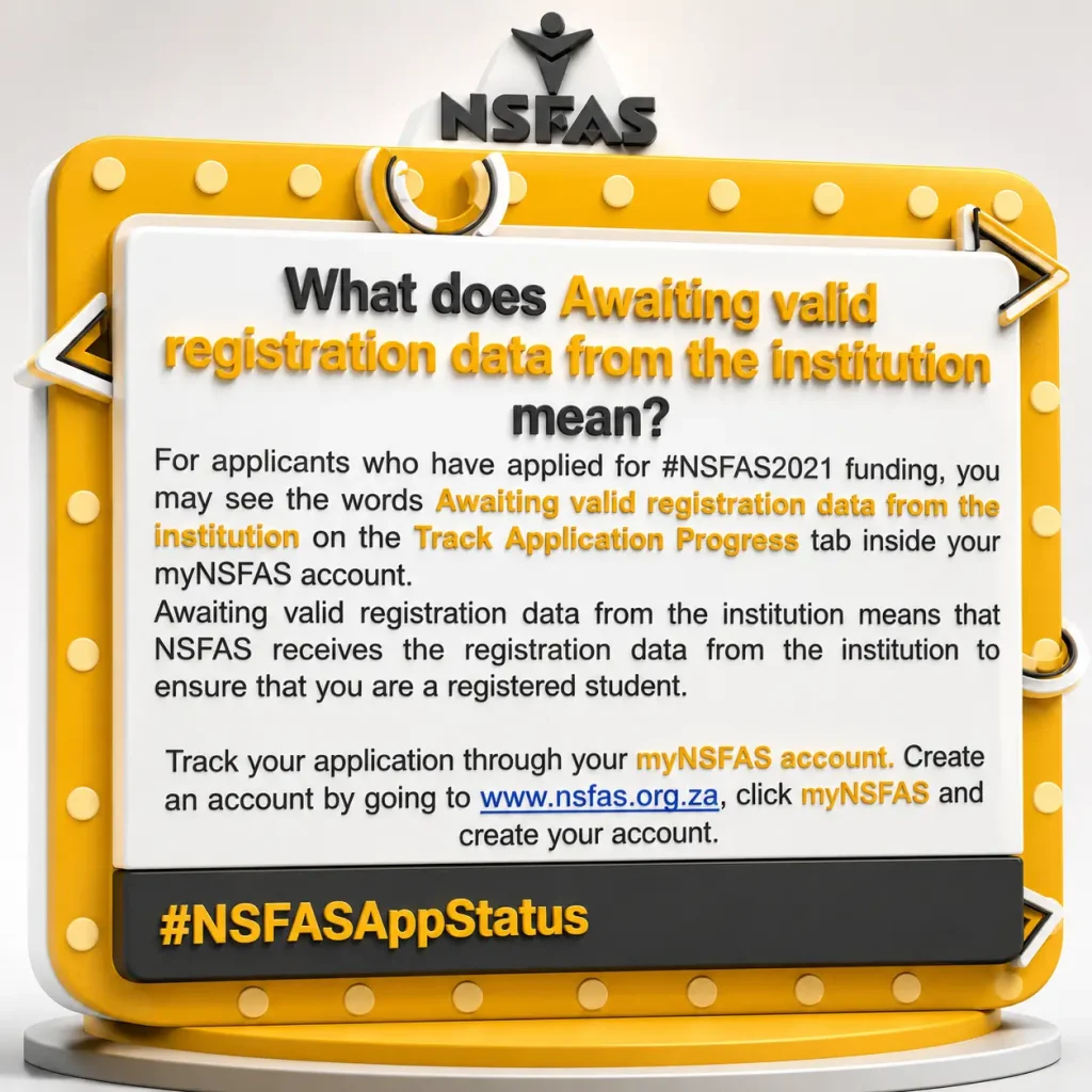 What Does Awaiting Evaluation NSFAS Mean
