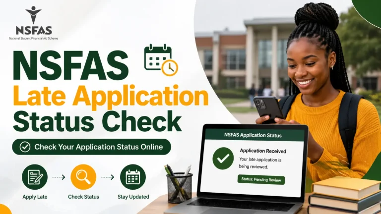 NSFAS Late Application Status Check